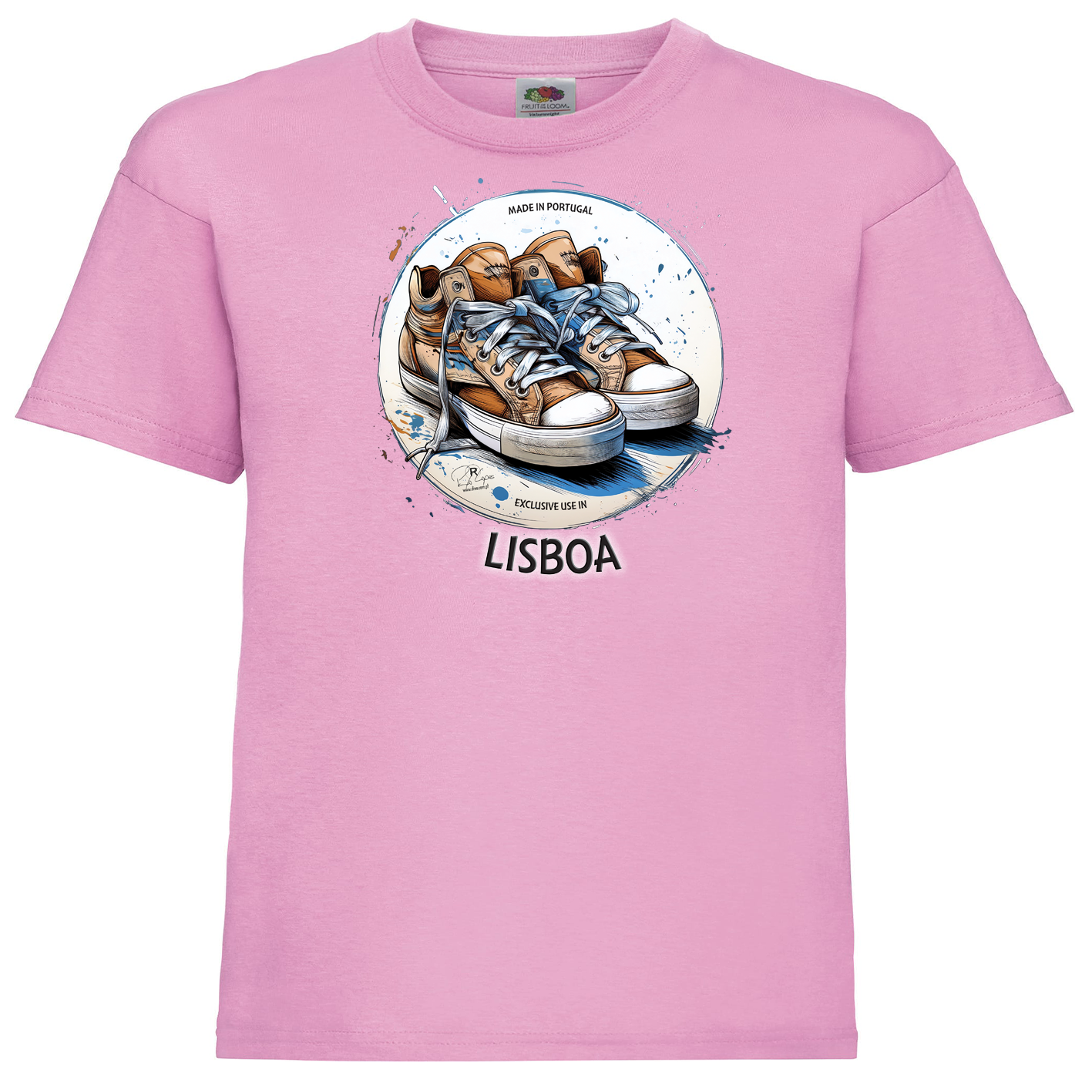 T-shirt Fruit of the Loom Kids Exclusive Lisboa