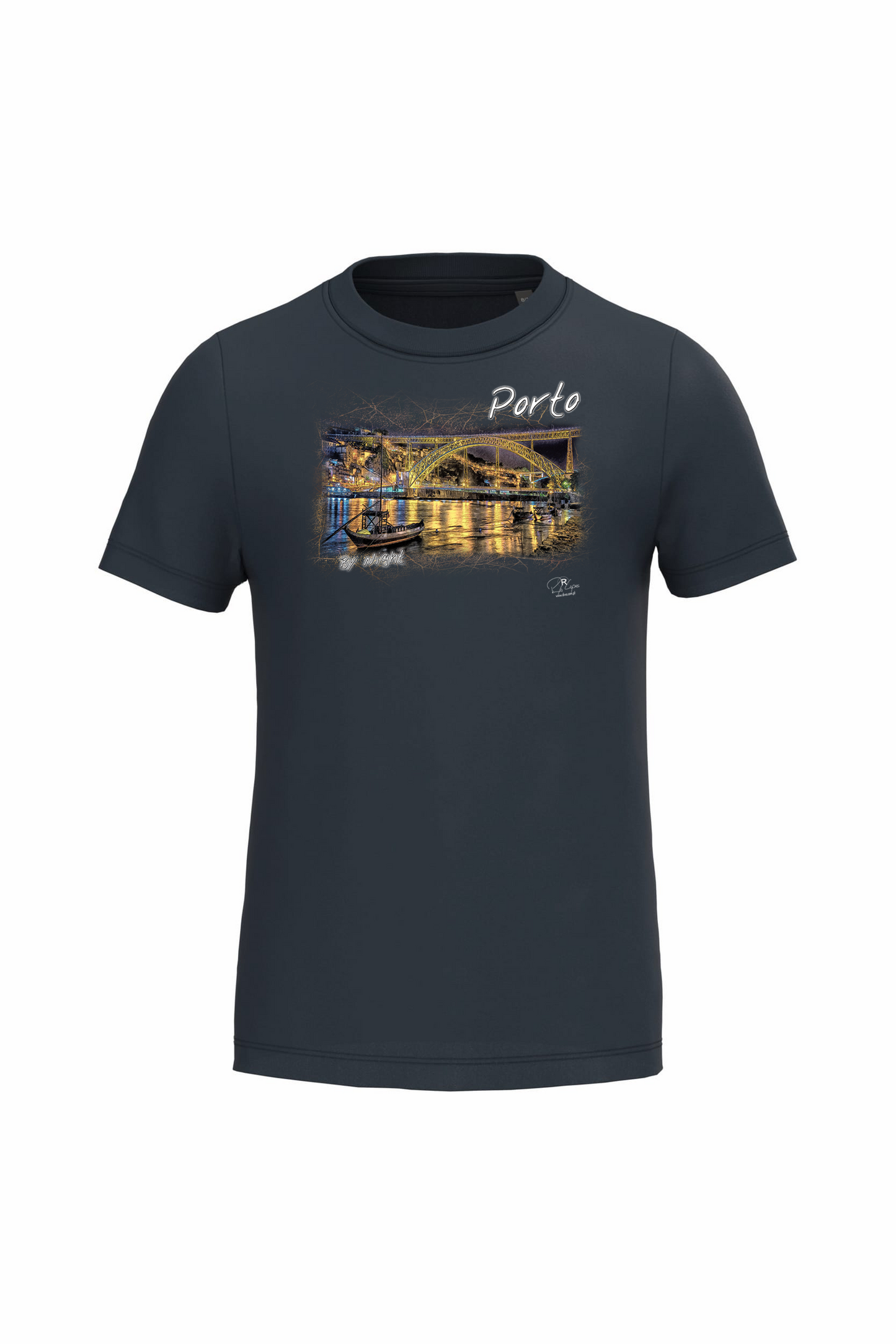 T-shirt de Criança Kariban Porto By Night