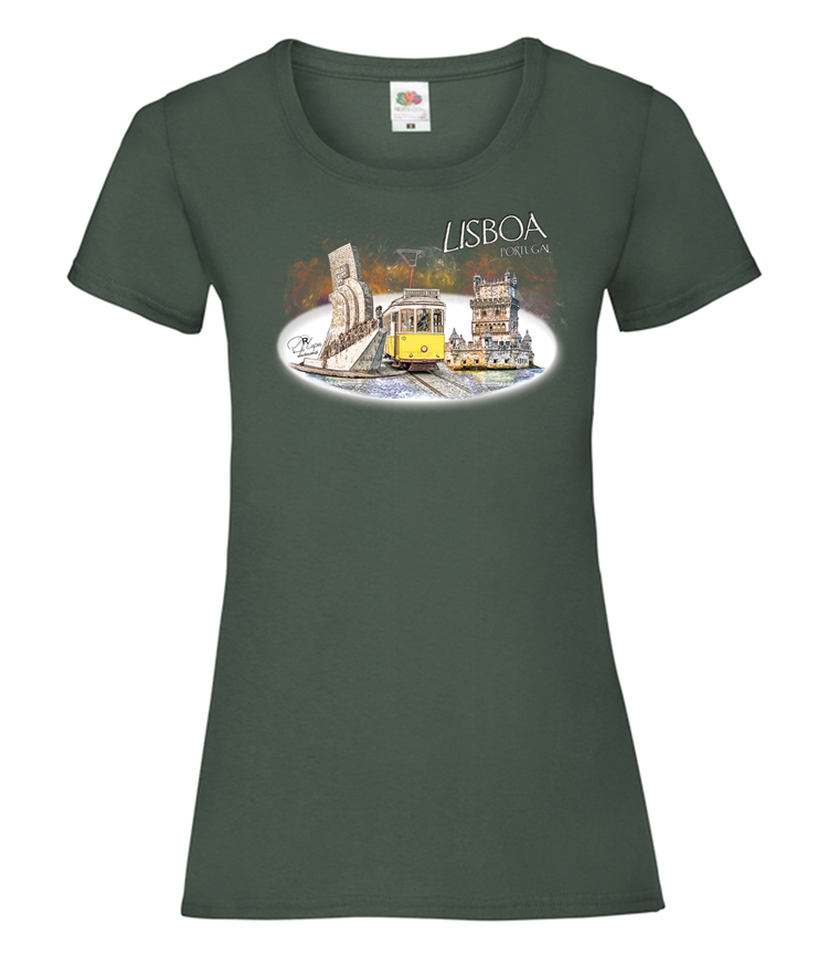 T-shirt Senhora Monumentos Belém