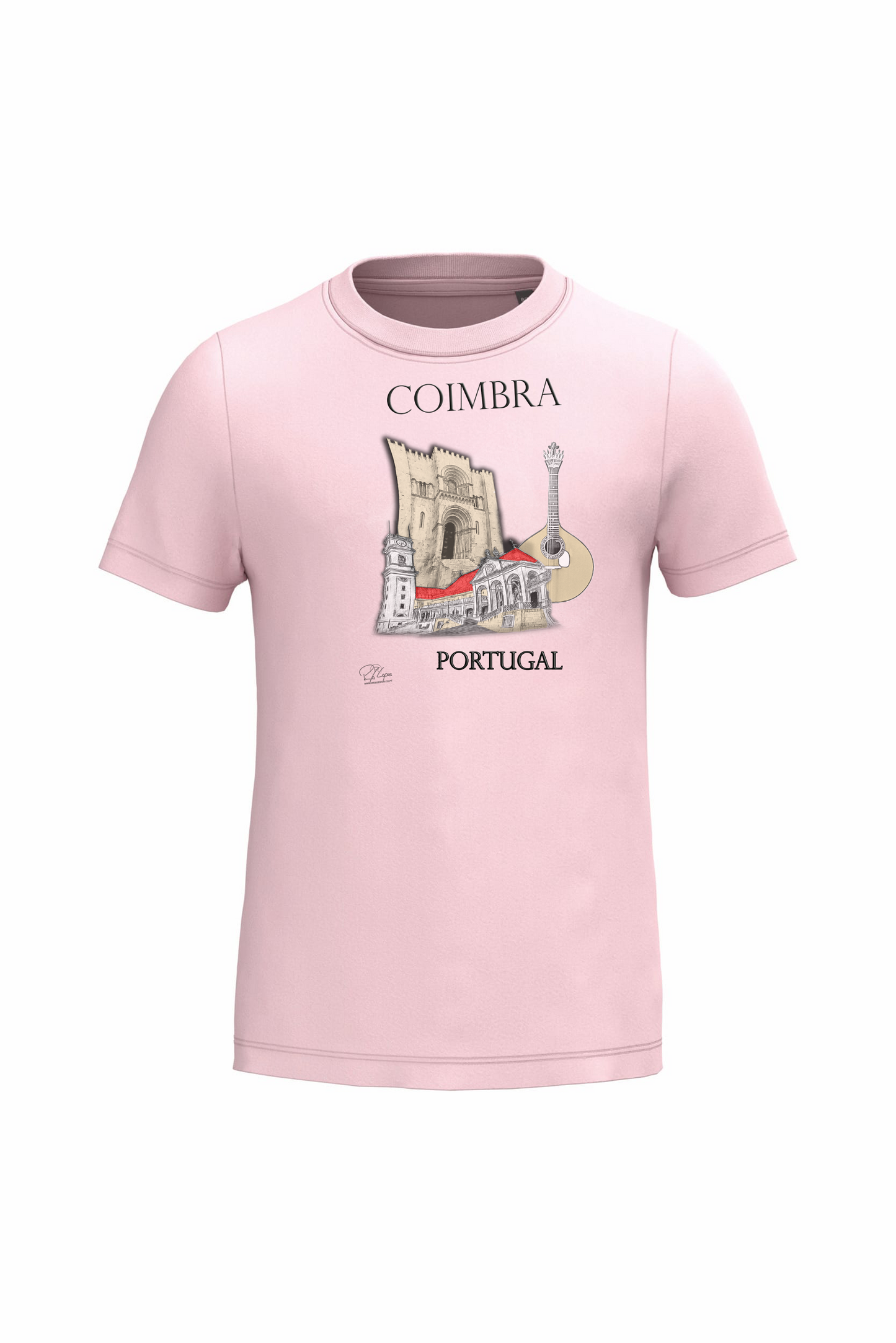T-shirt de Criança Kariban Sé de Coimbra