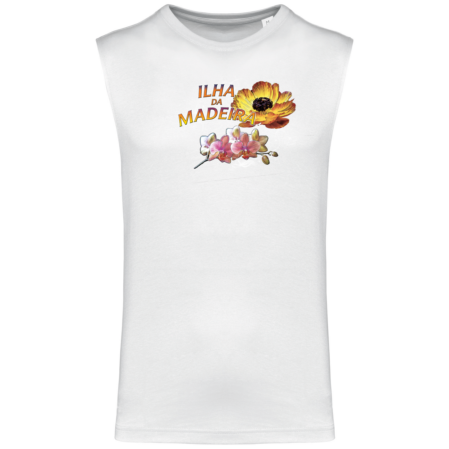 T-shirt Alças Madeira Flowers