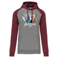 Sweatshirt Bicolor com capuz Surfboards Ericeira