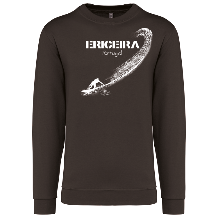 Sweatshirt Kariban sem Capuz Surf Ericeira