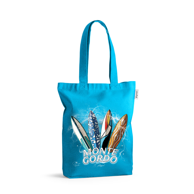 Sacos de Algodão Ecológico 220g Surfboards Monte Gordo