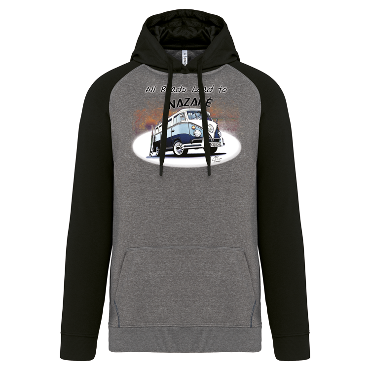 Sweatshirt com capuz All Roads Lead to Nazaré