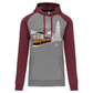Sweatshirt Bicolor com capuz Clérigos