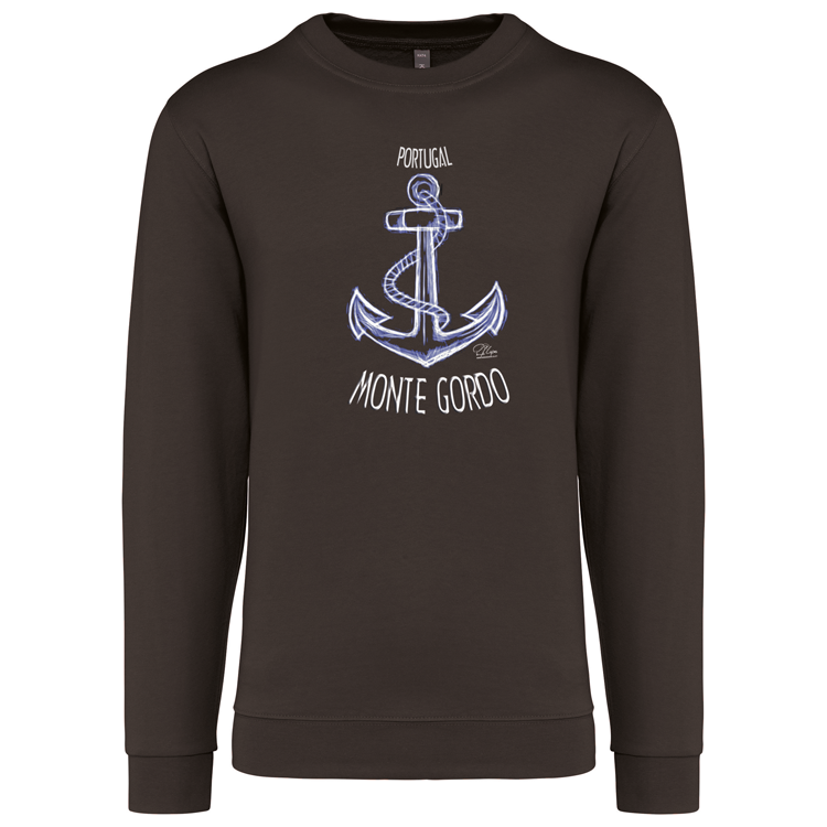 Sweatshirt Kariban sem Capuz Âncora Monte Gordo