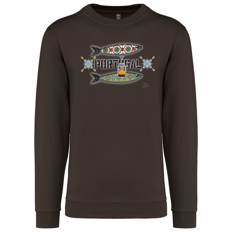 Sweatshirt Kariban sem Capuz Duas Sardinhas Coimbra