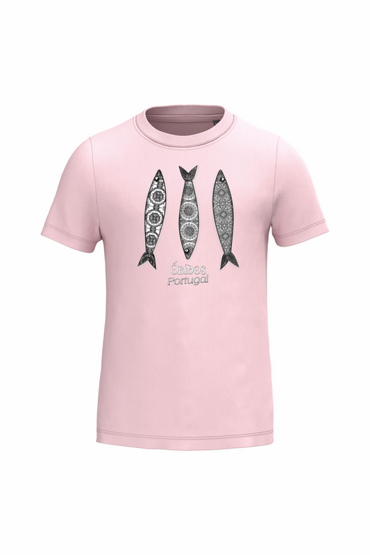 T-shirt de Criança Kariban 3 Sardinhas Óbidos
