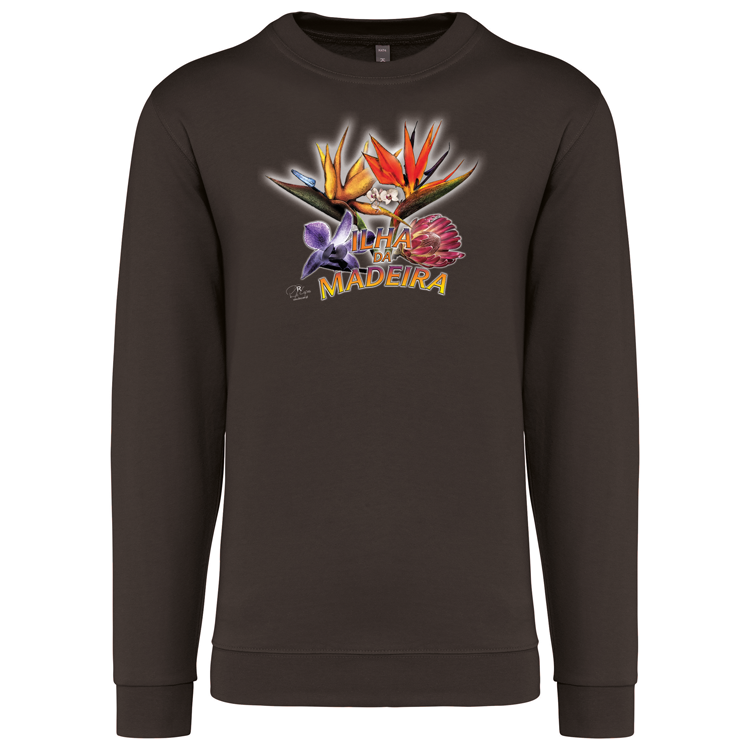 Sweatshirt Kariban sem Capuz Estrelícias