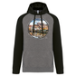 Sweatshirt Bicolor com capuz Selo Coimbra