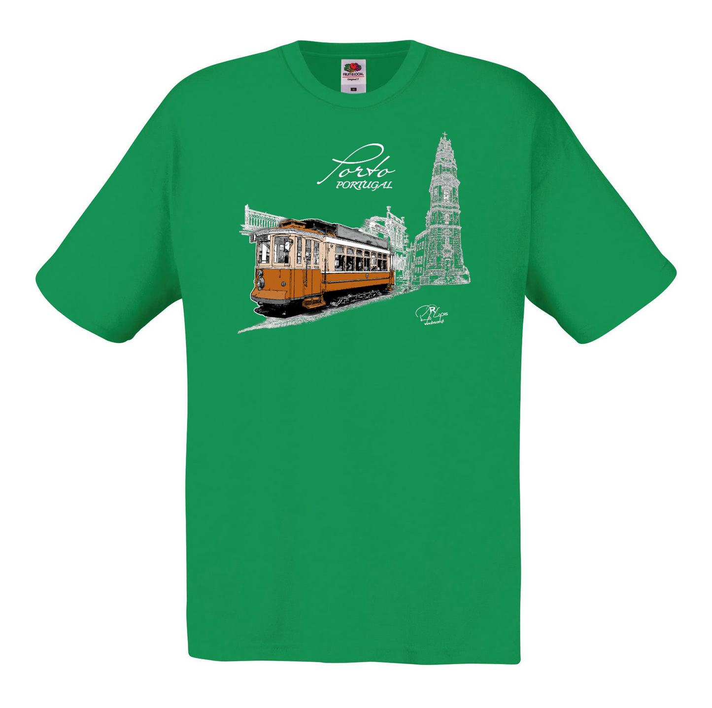 T-shirt Fruit of the Loom, Original 145g, Clérigos