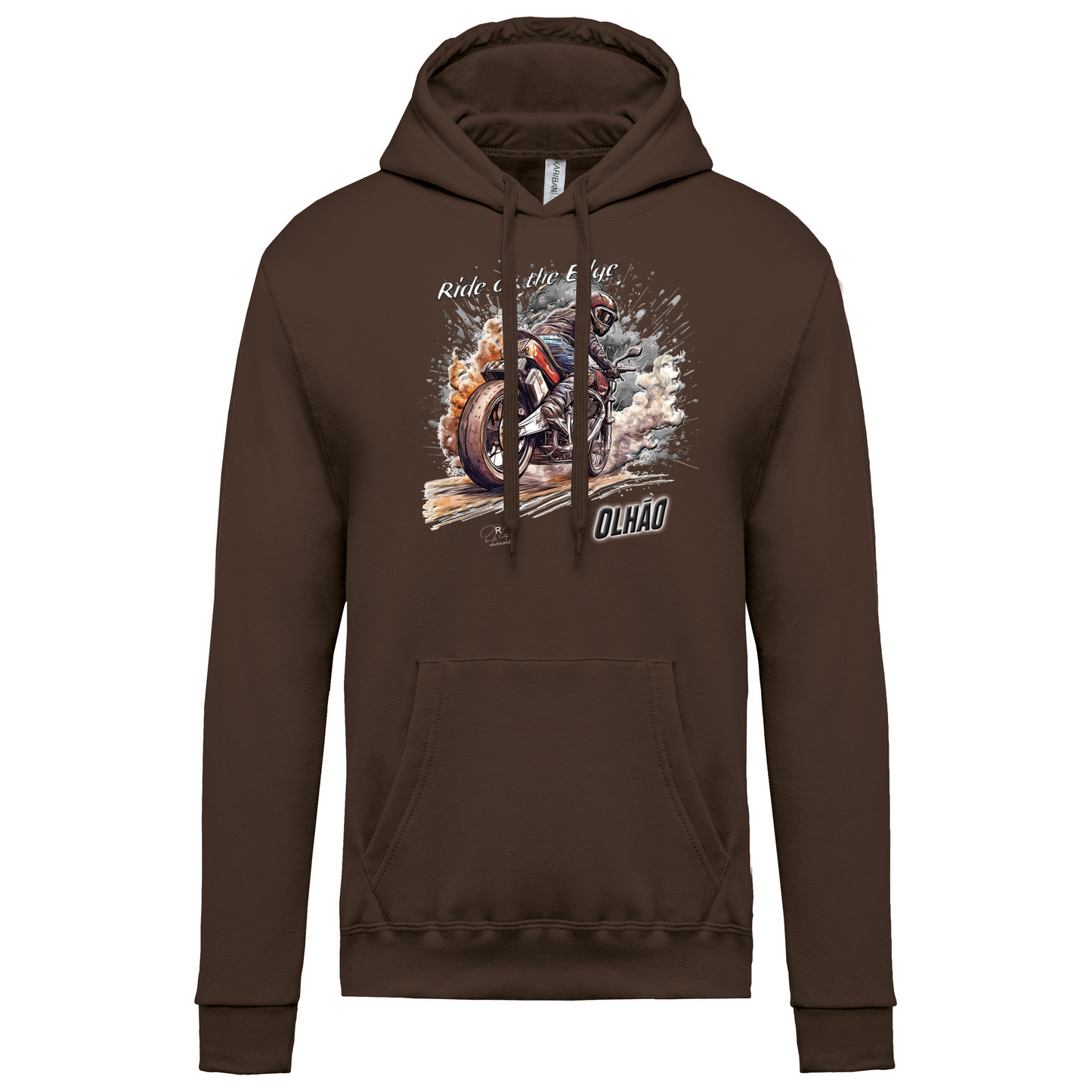 Sweatshirt Kariban com Capuz Ride on the Edge Olhão