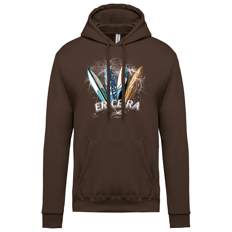 Sweatshirt Kariban com Capuz Surfboards Ericeira