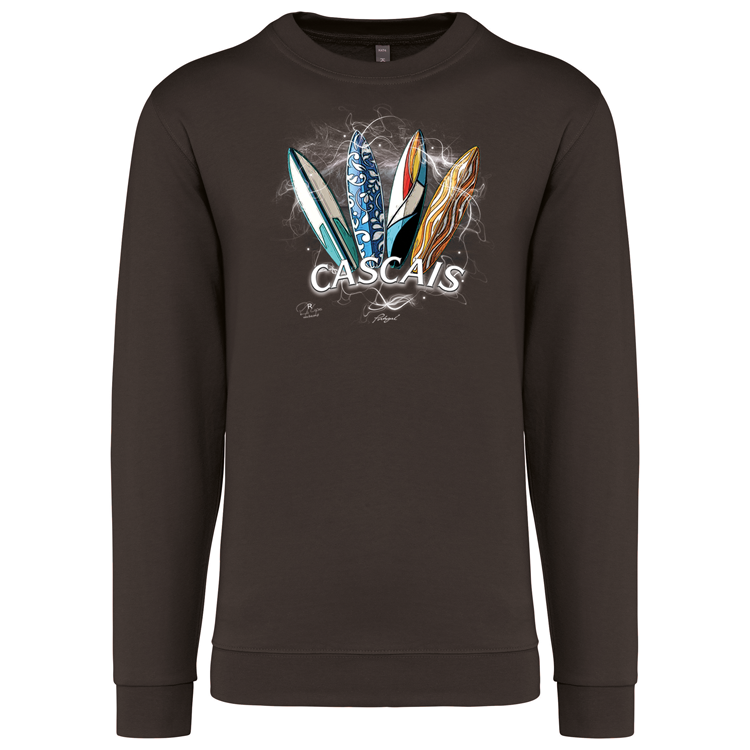 Sweatshirt Kariban sem Capuz Surfboards Cascais
