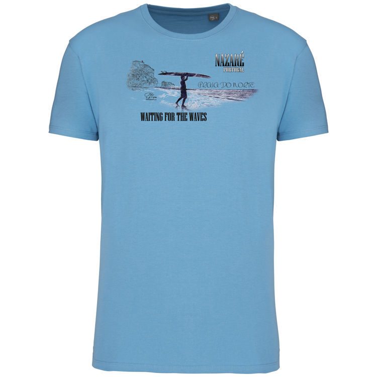 T-Shirt Algodão Biológico Praia do Norte