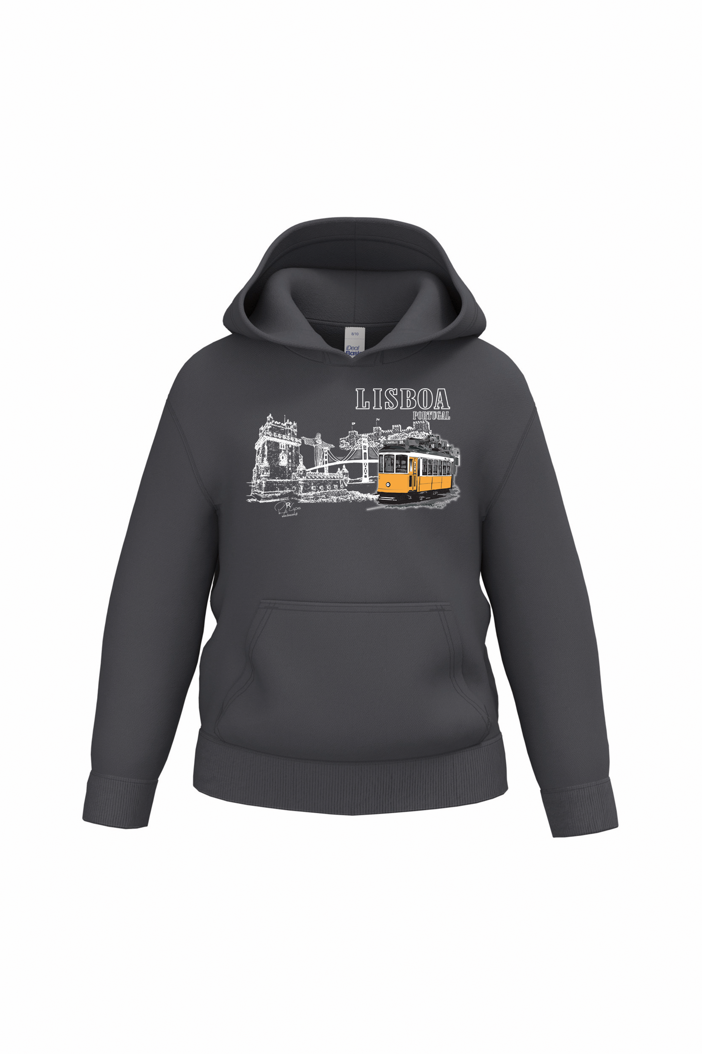 Sweatshirt com capuz Ideal Kids Monumentos Lisboa