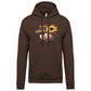 Sweatshirt Kariban com Capuz Madeira Flowers