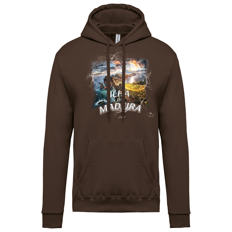 Sweatshirt Kariban com Capuz Ponta de São Lourenço
