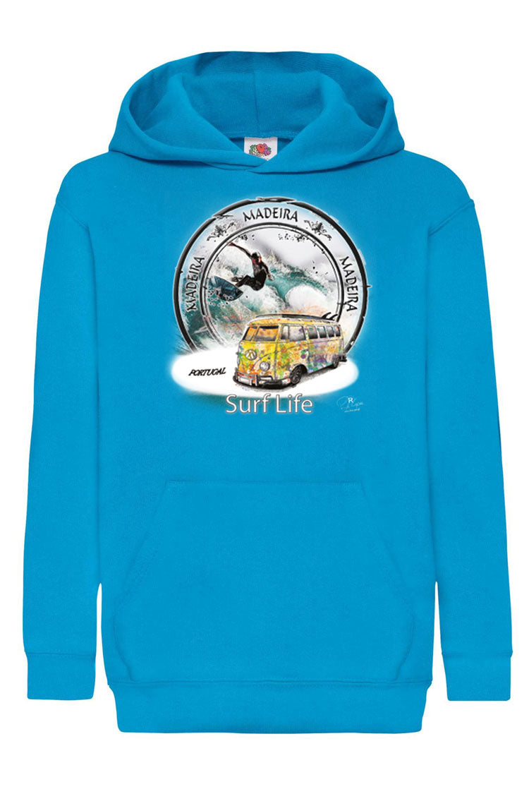 Sweatshirt Kids Surf Life Ilha da Madeira