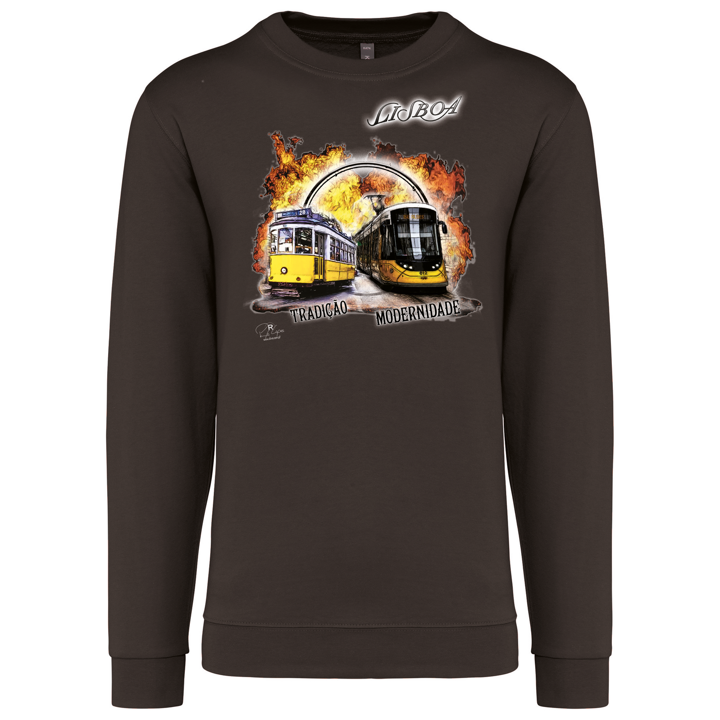Sweatshirt Kariban sem Capuz Tradição e Modernidade