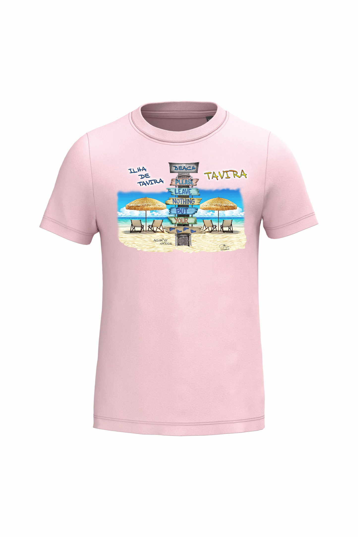T-shirt de Criança Kariban Pégadas Tavira