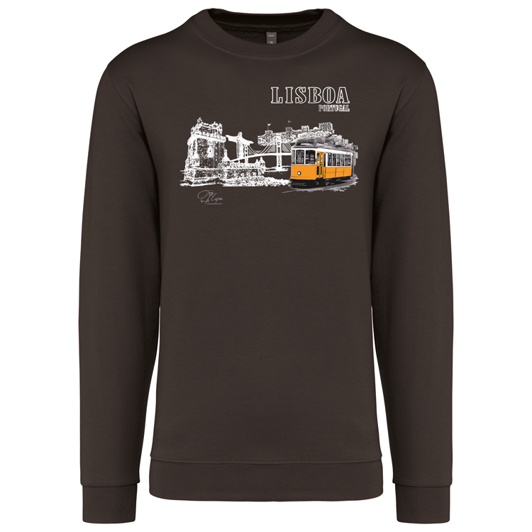Sweatshirt Kariban sem Capuz Monumentos Lisboa
