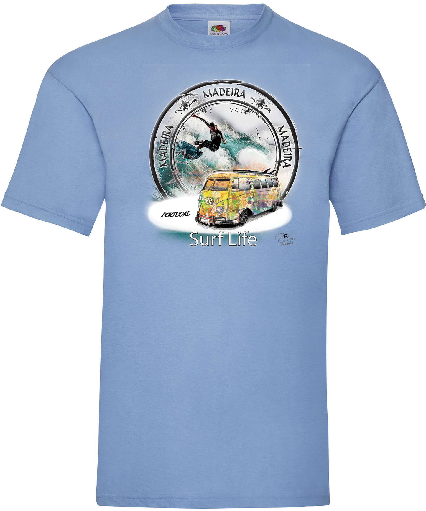 T-shirt Surf Life Madeira