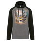 Sweatshirt Bicolor com capuz Espelho Lx