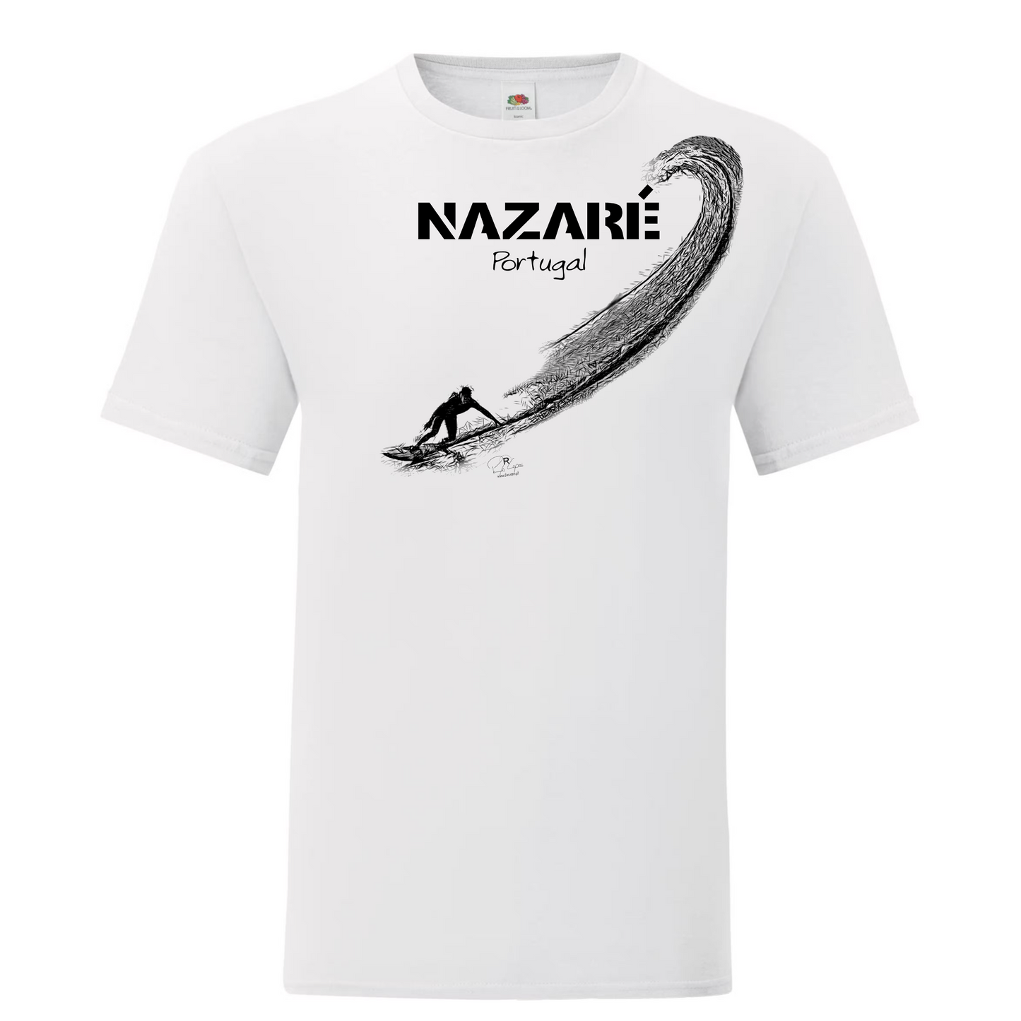 T-shirt Fruit of the Loom, Iconic, 150g, Surf Nazaré