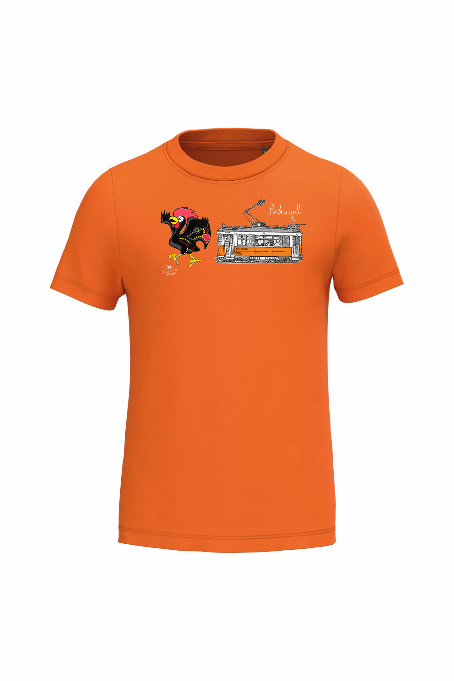 T-shirt de Criança Kariban Galo + E Portugal