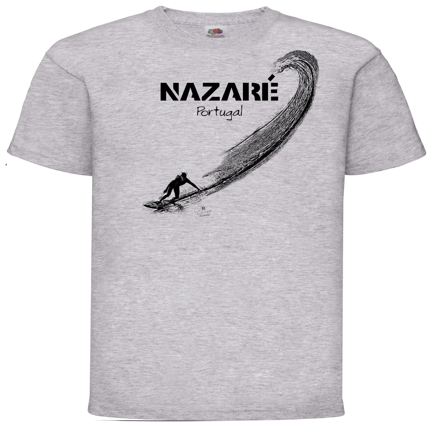 T-shirt Fruit of the Loom Kids Surf Nazaré