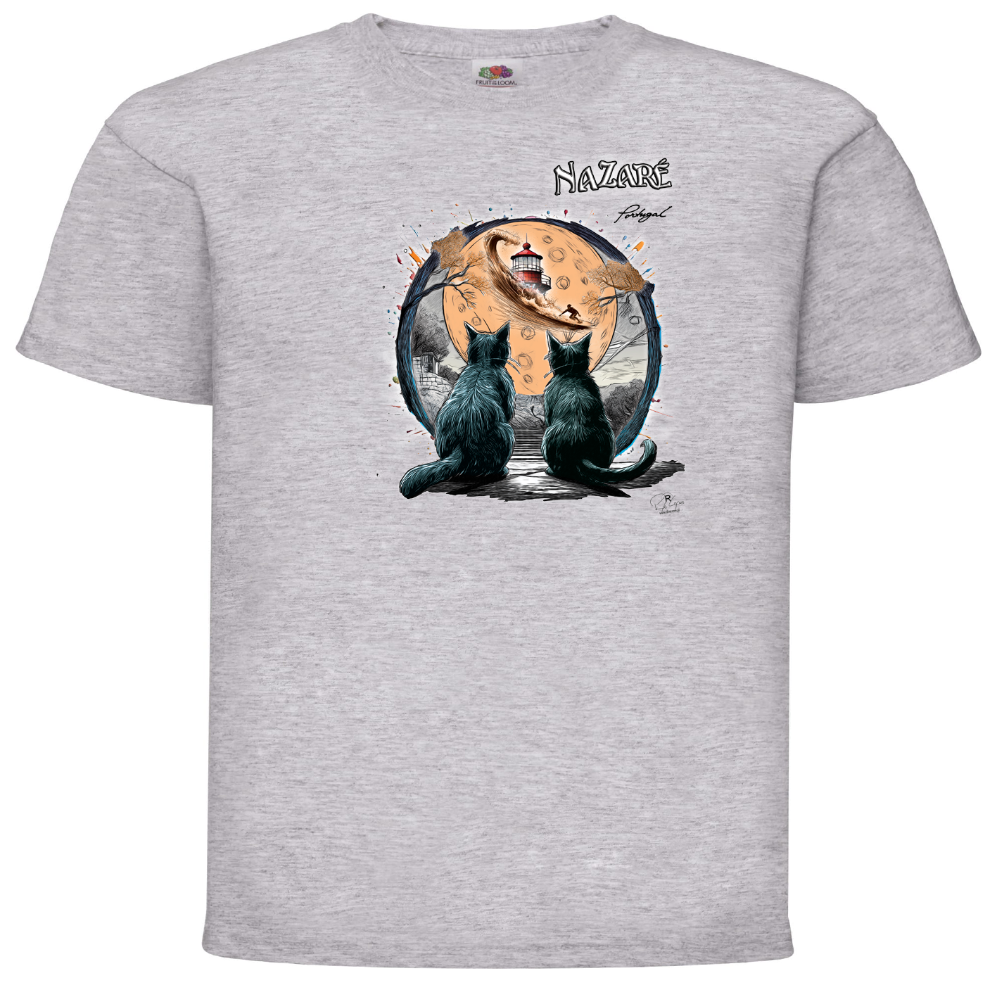 T-shirt Fruit of the Loom Kids Luar Nazaré
