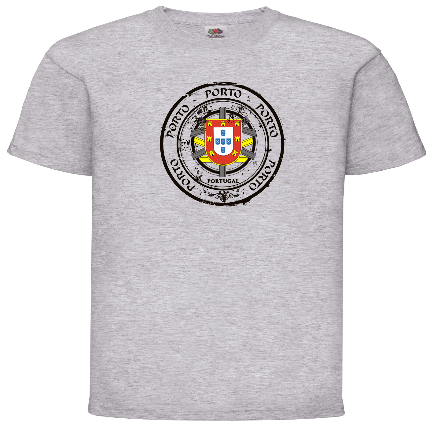 T-shirt Fruit of the Loom Kids Selo Escudo Porto