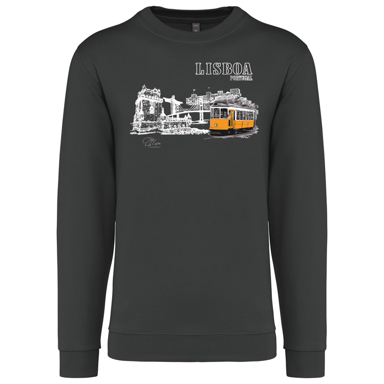 Sweatshirt Kariban sem Capuz Monumentos Lisboa