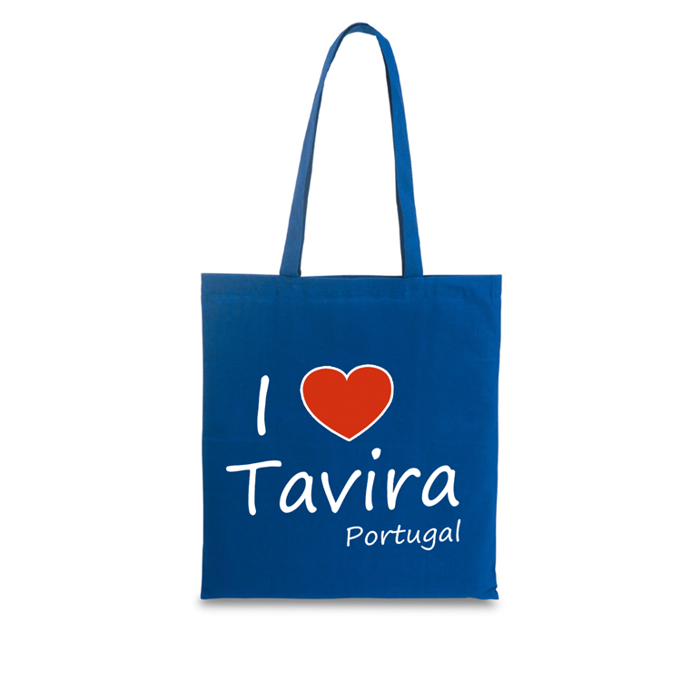 Saco Algodão 140g I Love Tavira