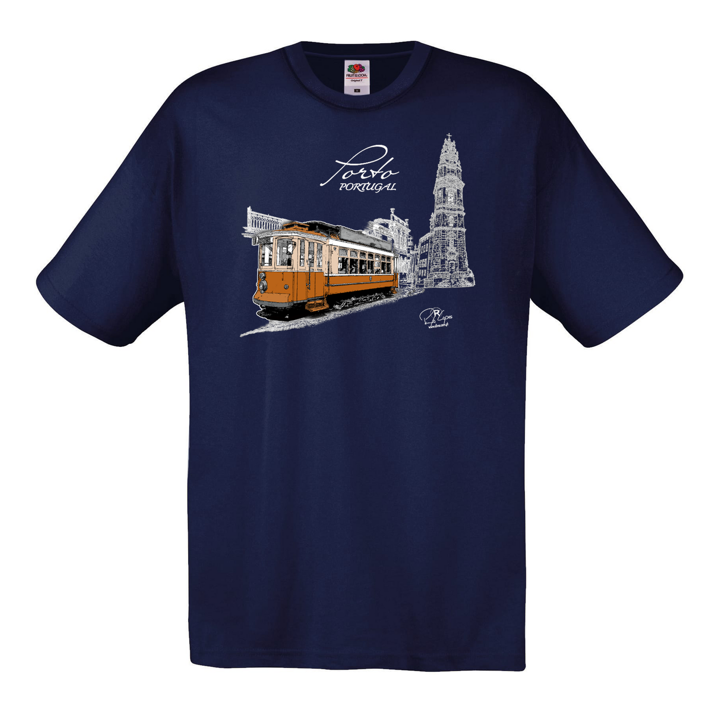 T-shirt Fruit of the Loom, Original 145g, Clérigos