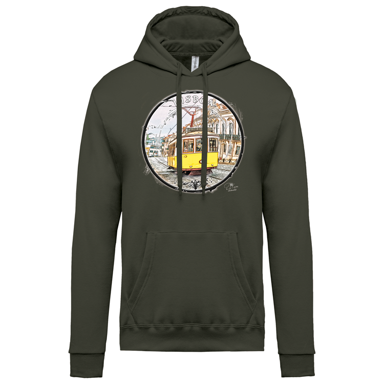 Sweatshirt Kariban com Capuz Calçada do Combro