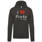Sweatshirt Kariban com Capuz I Love Porto