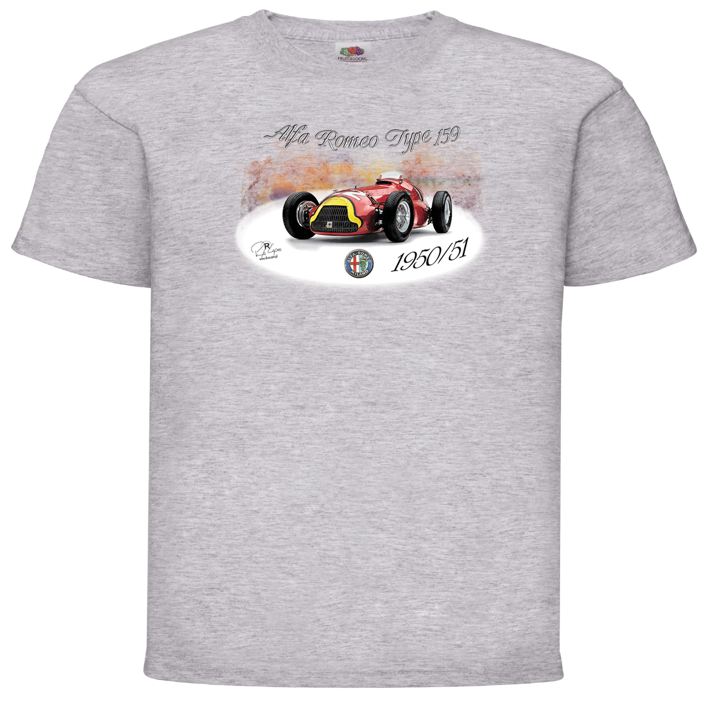 T-shirt Fruit of the Loom Kids Alfa Romeo Type 159