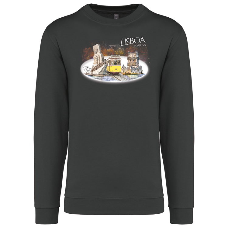 Sweatshirt Kariban sem Capuz Monumentos Belém