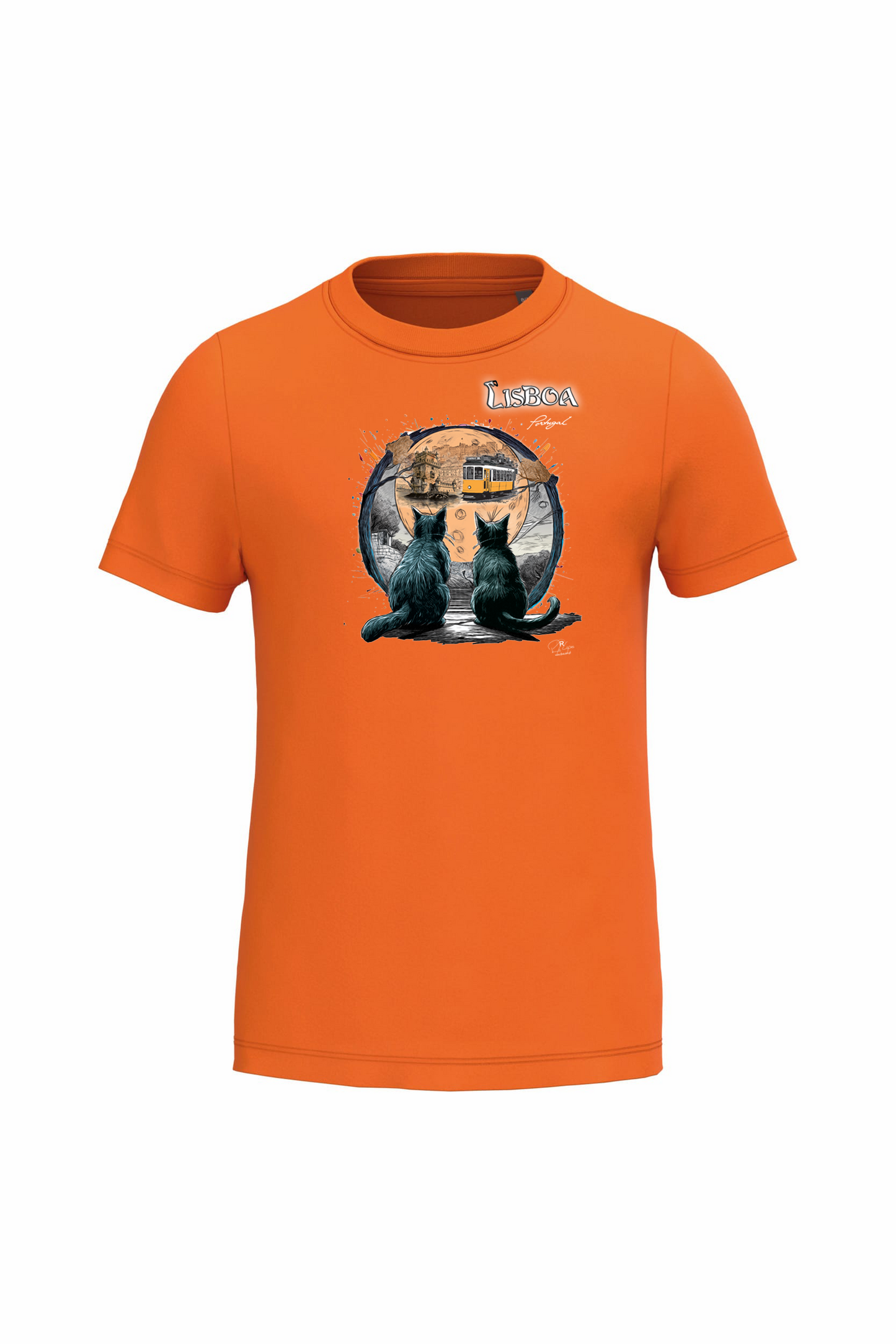 T-shirt de Criança Kariban Luar Lisboa