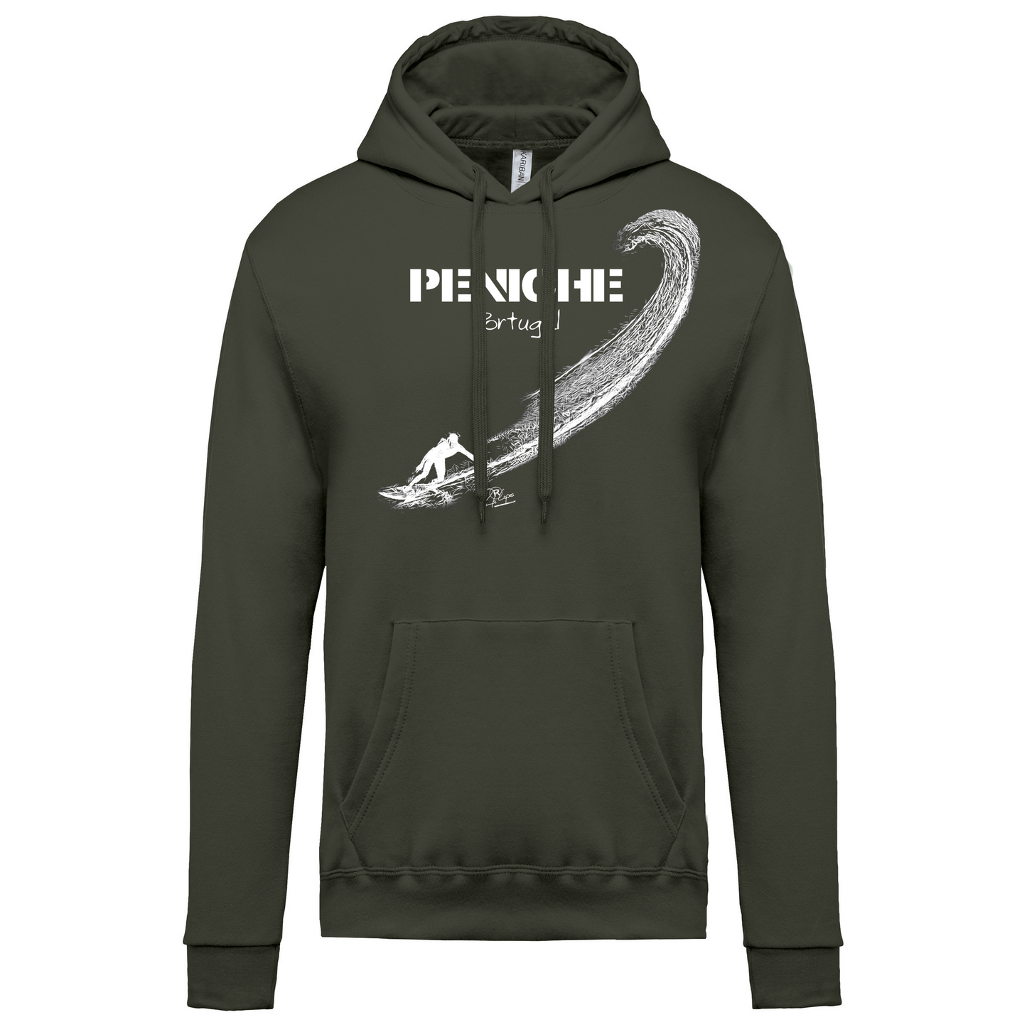 Sweatshirt Kariban com Capuz Surf Peniche