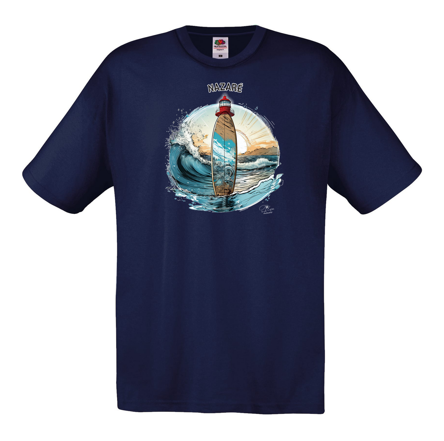 T-shirt Fruit of the Loom, Original 145g, Sol Nazaré
