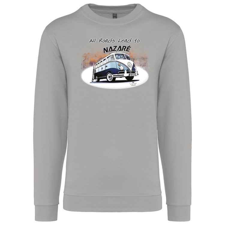 Sweatshirt Kariban sem Capuz All Roads Lead to Nazaré
