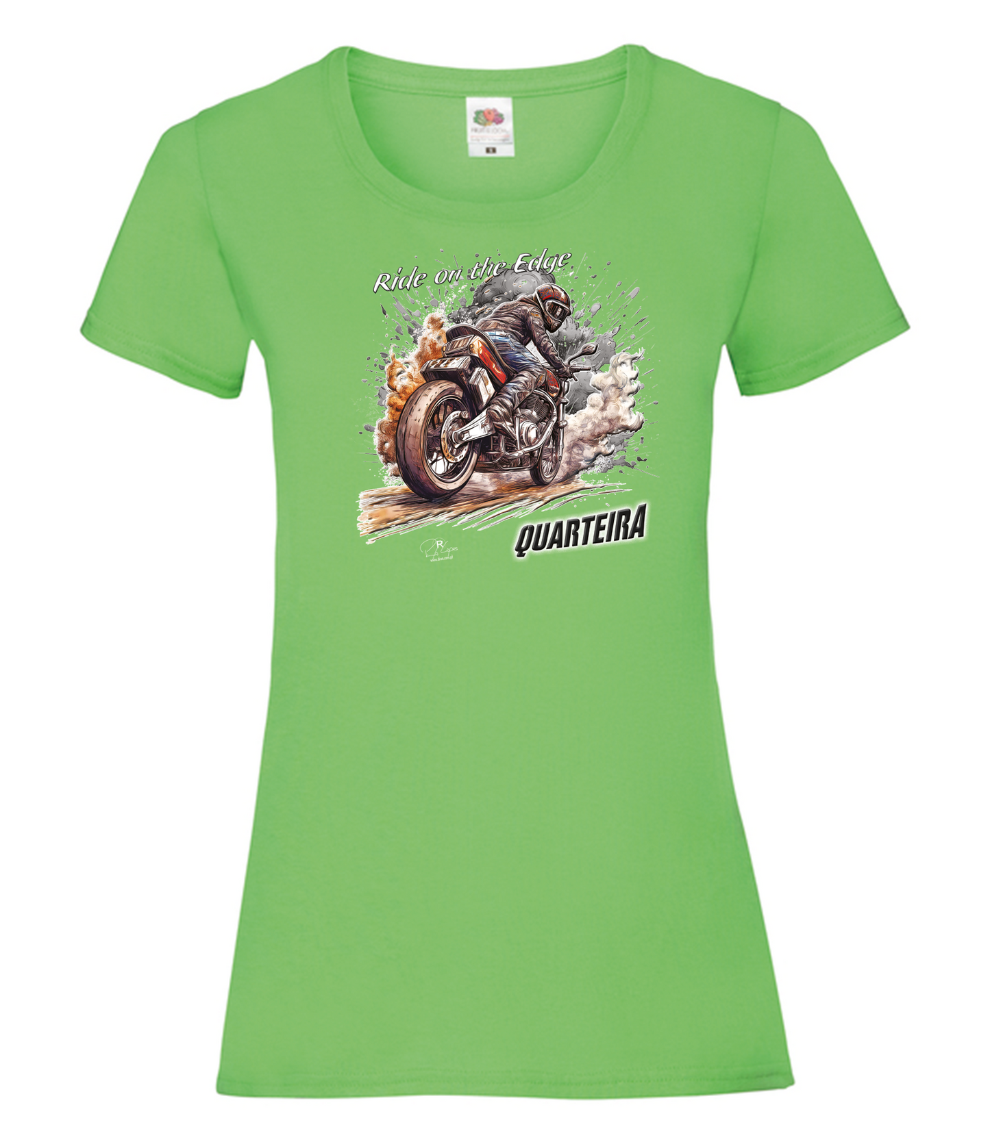 T-shirt Senhora Ride on the Edge Quarteira