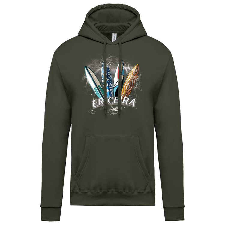 Sweatshirt Kariban com Capuz Surfboards Ericeira