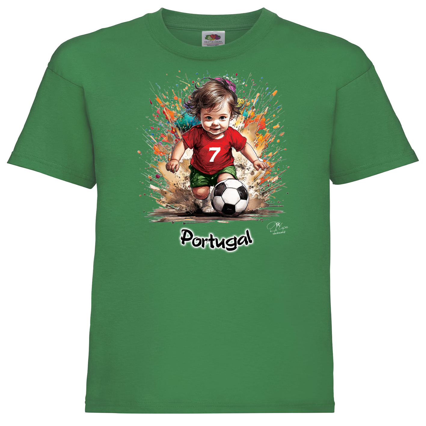 T-shirt Fruit of the Loom Kids 7 Portugal