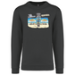 Sweatshirt Kariban sem Capuz Pegadas Albufeira