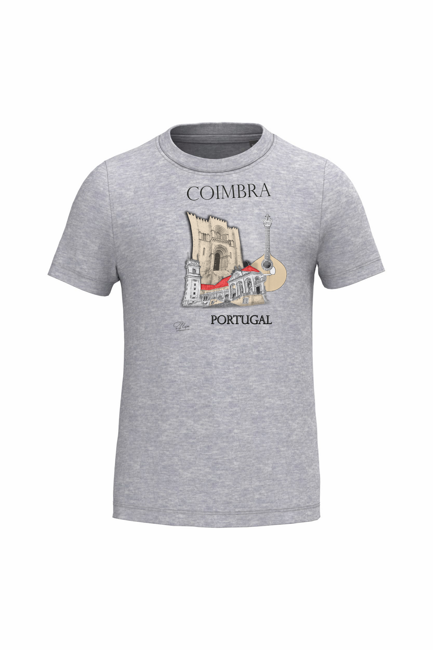 T-shirt de Criança Kariban Sé de Coimbra